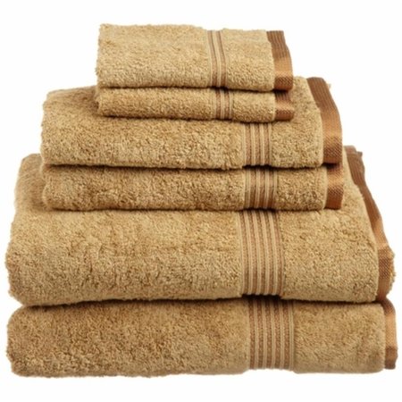 SUPERIOR Superior Egyptian Cotton 6-Piece Towel Set  Toast NS 6 PC SET TO